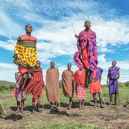 De Maasai in Kenia