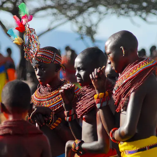 Kenia Samburu stamkinderen