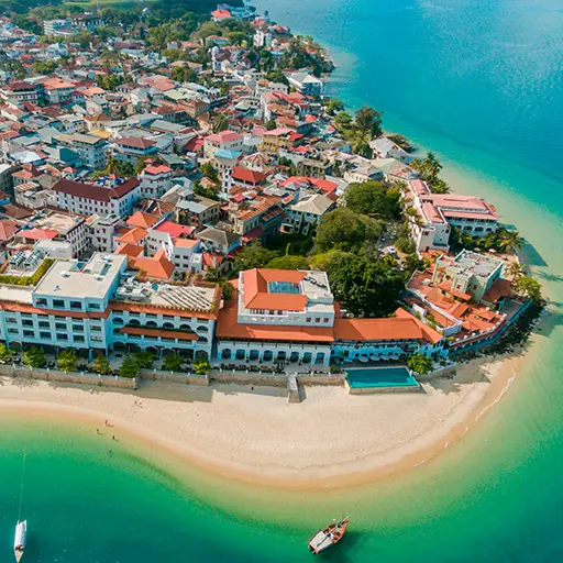 Stonetown luchtfoto