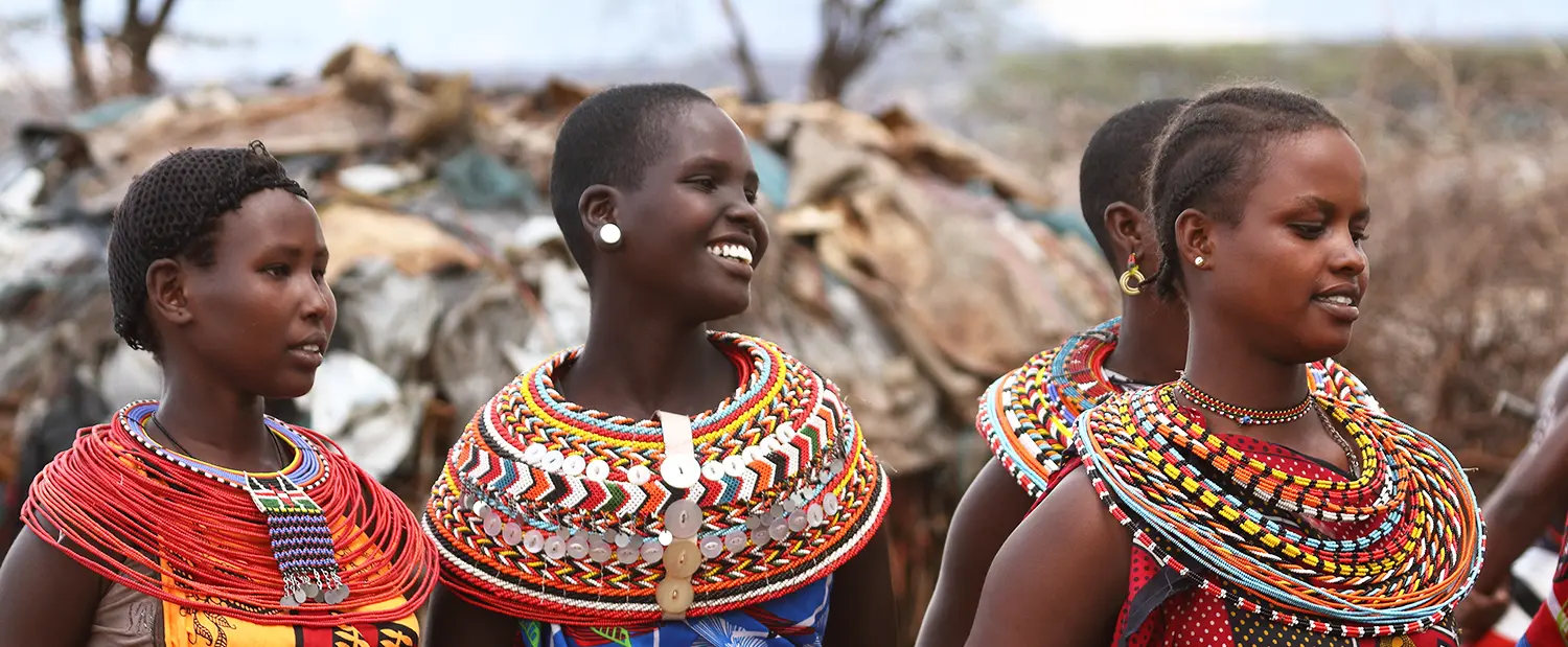 Vrouwen van de Samburu-stam