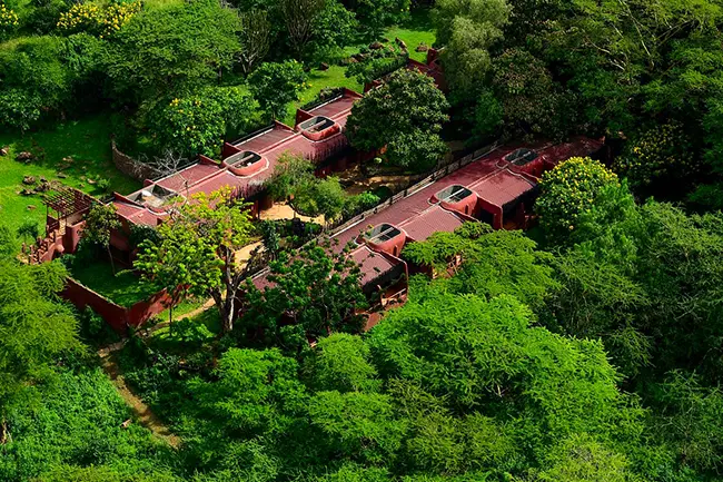 Amboseli Serena Safari Lodge Luchtfoto