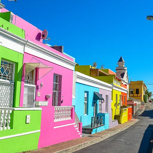 De kleurrijke wijk Bo-Kaap