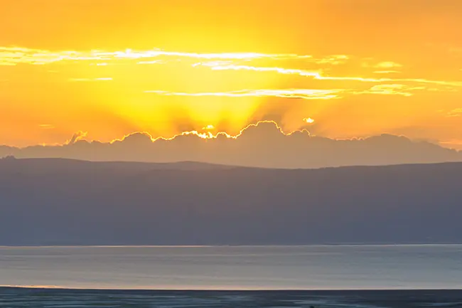 Eyasi Meer Zonsondergang