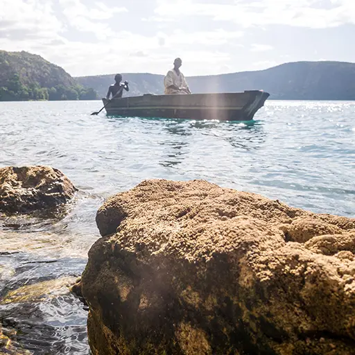 Lake Chala Tanzania boot