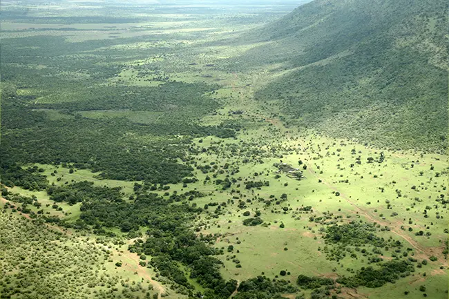 Maasai Mara luchtfoto