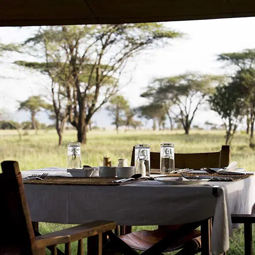 Ndutu Under Canvas Dining