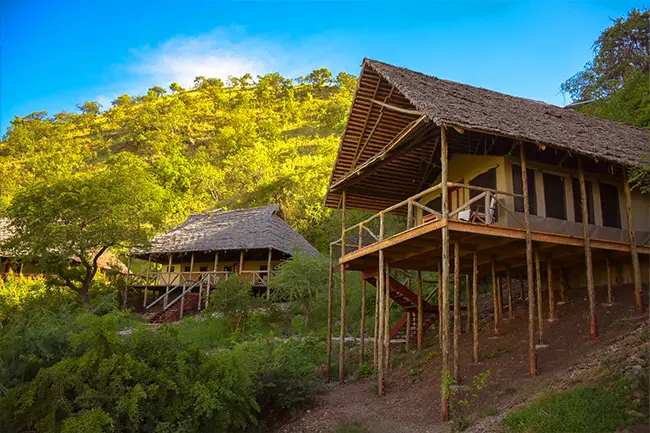 Sangaiwe Tented Lodge View