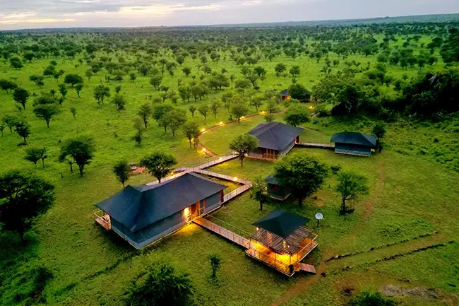 Serenity Camp Serengeti Luchtfoto