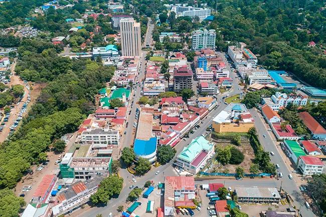 Arusha Luchtfoto