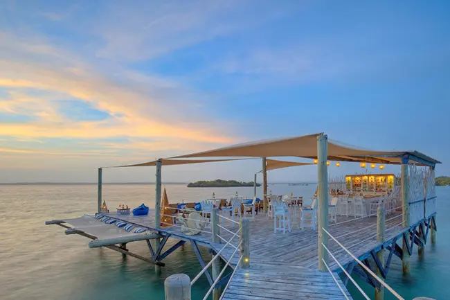 Kenia Chale Island Resort Sunset